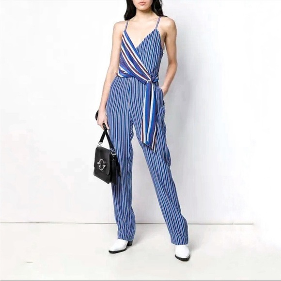 Rag & Bone Felix Striped Silk Jumpsuit - Picture 4 of 16